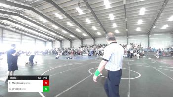 123 lbs Semifinal - Ethan Mcclaskey, New Mexico Outlawz vs Samuel Urioste, New Mexico Bad Boyz