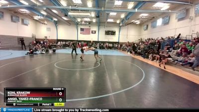 131-133 B Round 4 - Angel Yanez-Franco, Greeley West vs Kohl Krakow, Burns/Pine Bluffs