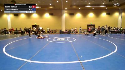 110 lbs Cons. Semis - Elijah Roman, New Jersey vs Blake Binetti, New Jersey