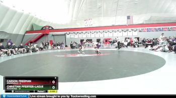 157 lbs Round 1 (8 Team) - Christian Pfeiffer-Laguerre, McKendree vs Carson Freeman, Montevallo