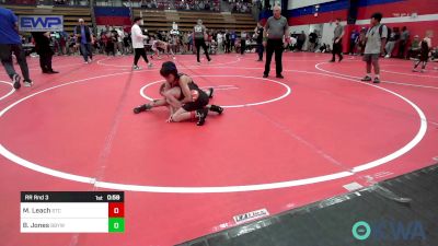 80-86 lbs Rr Rnd 3 - Mason Leach, Sallisaw Takedown Club vs Bryson Jones, Broken Bow Youth Wrestling