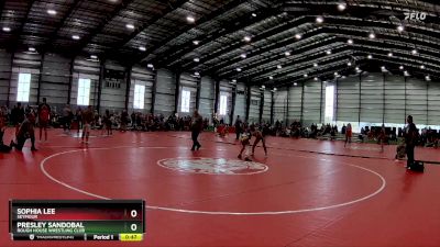 101 lbs Quarterfinal - Presley Sandobal, Rough House Wrestling Club vs Sophia Lee, Seymour