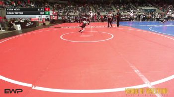 52 lbs Quarterfinal - Kyan Keys, MilLard South Wrestling Club vs Colby Meyer, Sebolt Wrestling Academy