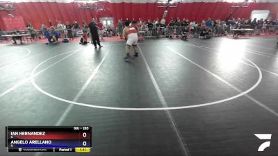 285 lbs Cons. Round 1 - Ian Hernandez, IL vs Angelo Arellano, IL