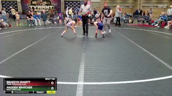 48 lbs Quarterfinal - Braedyn Smartt, Tribe Wrestling Club vs Madden Bratcher, Bucs Wrestling