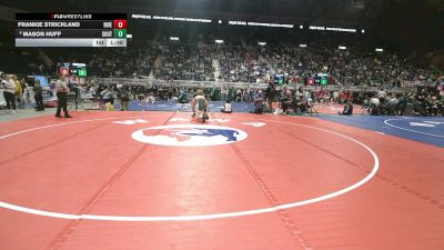 4A-138 lbs Champ. Round 1 - Frankie Strickland, Riverton vs Mason Huff, South