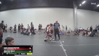 72 lbs Round 5 (10 Team) - Benton Delia, Bomb Squad vs Jace Hohnstreiter, Lake Gibson Braves