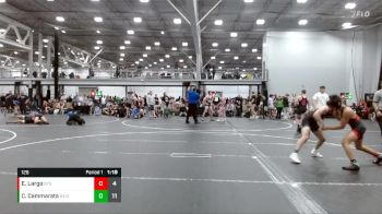 126 lbs Placement (4 Team) - Cooper Cammarata, 84 Athletes vs Erick Largo, BTS