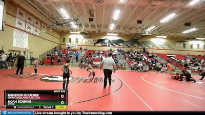 84 lbs 3rd Place Match - Kameron Bouchee, Cherry Creek Wrestling Club vs Noah Schimke, NWWC