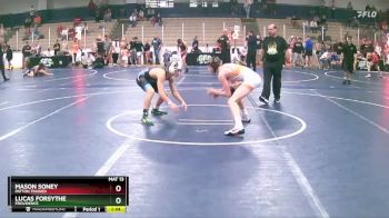 112 lbs Cons. Round 3 - Lucas Forsythe, Providence vs Mason Soney, Patton Trained