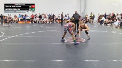 150 lbs Round 3 (6 Team) - Landon McCargish, Dayton Bandits vs Laderrick Brown, Refinery Wrestling