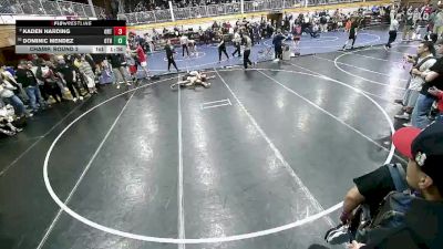 132 lbs Champ. Round 2 - Kaden Harding, Orting vs Dominic Mendez, Othello