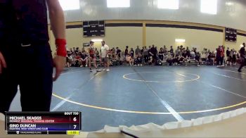 106 lbs Cons. Semi - Michael Skaggs, Midwest Regional Training Center vs Gino Duncan, Fighting Irish Wrestling Club