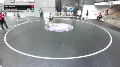 138 lbs Cons. Sub-rd Of 16 - Joel Rascon vs Jovani Alfaro, Mendota High School Wrestling