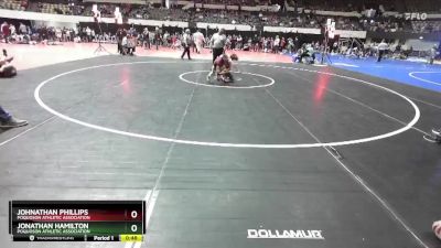 68 lbs Semifinal - Johnathan Phillips, Poquoson Athletic Association vs Jonathan Hamilton, Poquoson Athletic Association