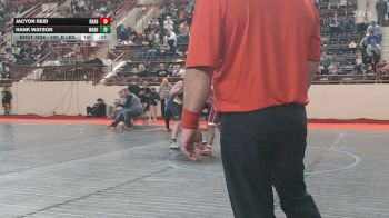 200_B lbs 5th Place - Jacyon Reid, Bradford vs Hank Watson, Warrior Run