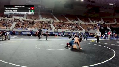 120-D3 Champ. Round 1 - Sebastian Serrano, Sahuarita High School vs Ian Valencia, Moon Valley High School