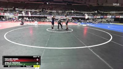 215 lbs Semis & Wb (16 Team) - Taylor Vogel, Ocean Lakes vs Emelio Messina, Delaware Military Academy