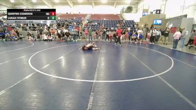 125 lbs Quarterfinal - Quinten Cisneros, Fremont Wrestling Club vs Lukah Titmus, Evanston Elite