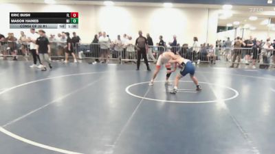 120 lbs Consi Of 32 #1 - Eric Bush, FL vs Mason Haines, MI