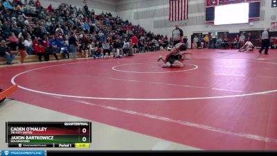 182 lbs Quarterfinal - Caden O`Malley, Tri-City United vs Jaxon Bartkowicz, Holdingford