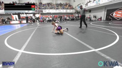 60 lbs Quarterfinal - Klasen Couch, Vian Wrestling Club vs Jasper Shuemake, Viking Wrestling Club