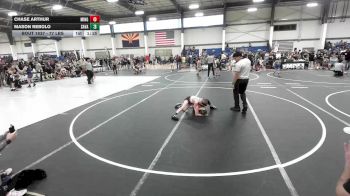 77 lbs Rr Rnd 3 - Chase Arthur, Mingus Mountain WC vs Mason Rebolo, Savage House WC