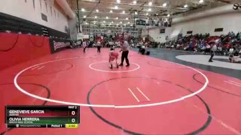 136 Girls Semifinal - Genevieve Garcia, Denver vs Olivia Herrera, Brush High School