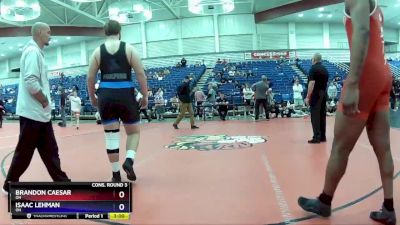 285 lbs Cons. Round 3 - Brandon Caesar, OH vs Isaac Lehman, OH