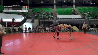 287 lbs Semifinals (16 Team) - Gage Beyke, Gardendale Hs vs Daniel Ellis, Mountain Brook