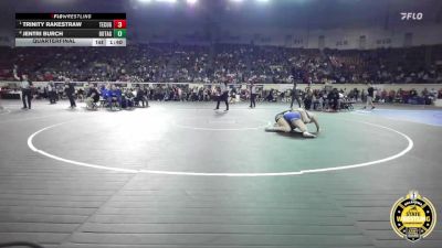 G5A-145 lbs Quarterfinal - Trinity Rakestraw, Tecumseh-Girls vs Jentri Burch, Oologah-Talala-Girls