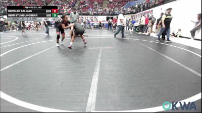 115 lbs 3rd Place - Novalee Salinas, Guymon Wrestling vs Remi Stumblingbear, Darko Valley Wolf Pack