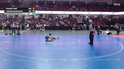 98 lbs 7th Place Match - Danijel Sisic, Mountain View vs Trevor Nicholson, Eagle