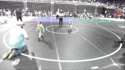 43 lbs Quarterfinal - Emersen Seim, Douglas WC vs Nash Nelson, Riverton USAW