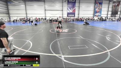 68 lbs Rd# 9- 2:15pm Saturday Final Pool - Logan Dodge, Team Michigan vs Kyler Robinson, SouthWest Elite