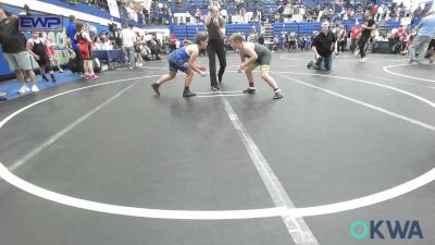 105 lbs Quarterfinal - Brantley Starks, Tecumseh Youth Wrestling vs Madilyn Robinson, Harrah Little League Wrestling