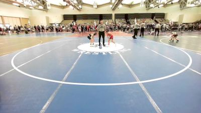 56-B lbs Round Of 32 - Mason Mascolo, Bayport-Blue Point vs Ryder Kim, RedNose Wrestling School