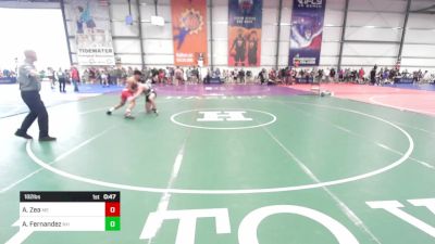 182 lbs Consi Of 32 #2 - Angel Zea, ME vs Anthony Fernandez, NH