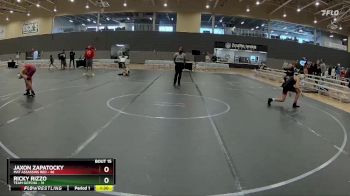 100 lbs Round 5 (6 Team) - Jaxon Zapatocky, Mat Assassins Red vs Ricky Rizzo, Team Gotcha