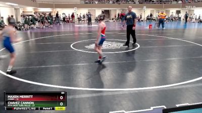 84 lbs Semis & 1st Wrestleback (8 Team) - Maxen Merritt, Canby vs Chavez Cannon, NYM (New York Mills)