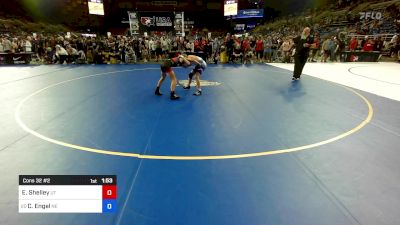 94 lbs Cons 32 #2 - Easton Shelley, UT vs Cayden Engel, NE