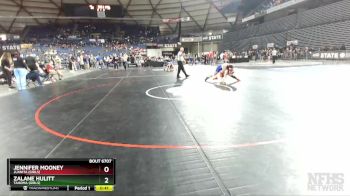 Girls 3A/4A 140 Cons. Round 4 - ZaLane Hulitt, Tahoma (Girls) vs Jennifer Mooney, Juanita (Girls)