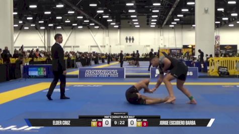 Jorge Escudero Barba vs Elder Cruz 2025 World IBJJF Jiu-Jitsu No-Gi Championship