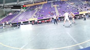 184 lbs Finals (2 Team) - Adrien Cramer, Central Michigan vs Sal Perrine, Ohio