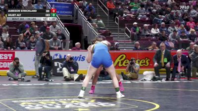 148 lbs Final - Jameson Strickland, Sun Valley-G vs Juliet Alt, Chestnut Ridge-G
