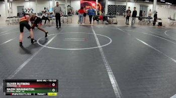 115-120 lbs Round 5 - Nazim Washington, Colonial Pride vs Oliver Rutberg, Haverford