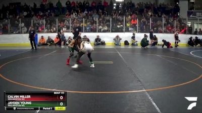 70 lbs Cons. Round 5 - Jayden Young, Williamston WC vs Calvin Miller, Williamston WC