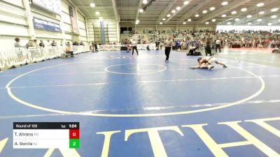 126 lbs Round Of 128 - Tyson Ahrens, MO vs Andrew Bonita, NJ