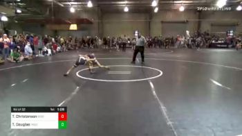 70 lbs Prelims - Trevor Christenson, Bobcat WC vs Trusten Douglas, Prodigy WC