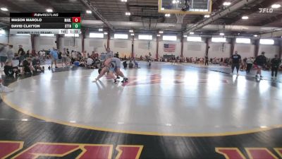 195 lbs Round 2 (12 Team) - Mason Marolo, Mat Assassins Black vs David Clayton, Steller Trained Thorn